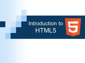 تاريخ HTML