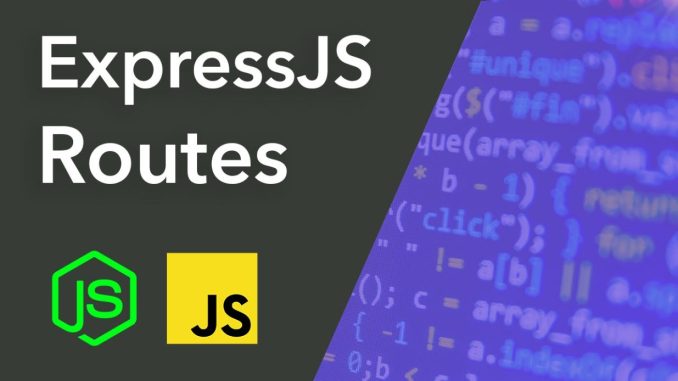(Routes) في Express.js